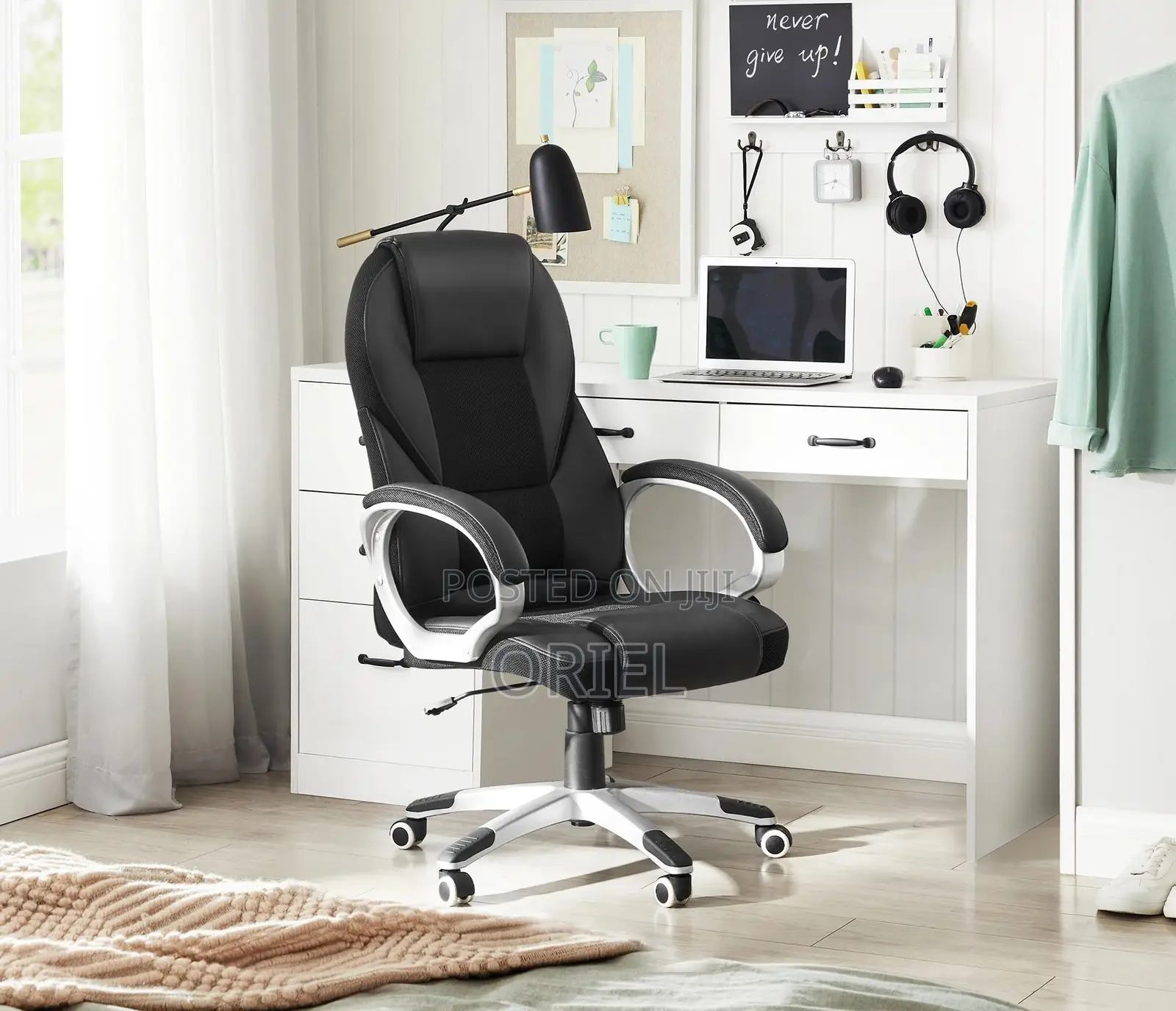 Office Chair : Ergonomic Executive Office Leather Chair