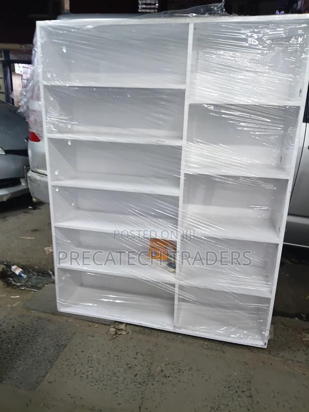 Modern Wooden Shoe Rack With Multiple Storage Shelves