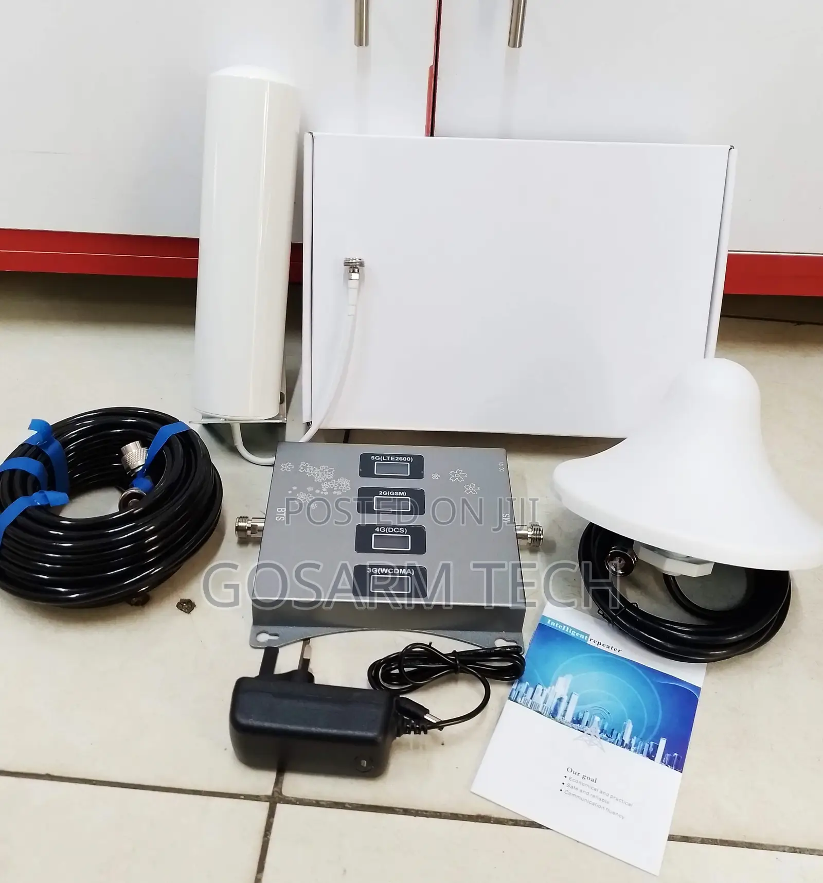 Cell Phone Booster, 2g/3g/4g/5g Tri-Band Mobile Booster