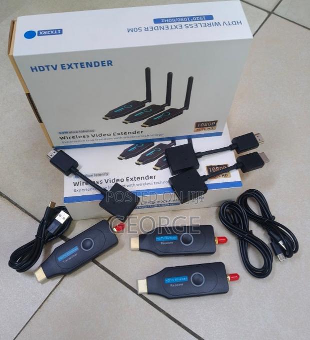 Wireless HDMI Extender 50M for TV Projector With 2 Receivers - main view