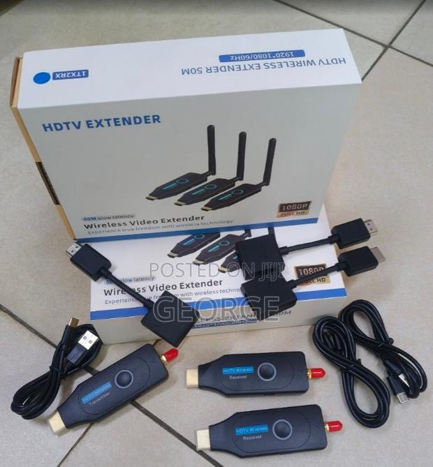Wireless Full HD Video Extender 50M With 2- Receivers