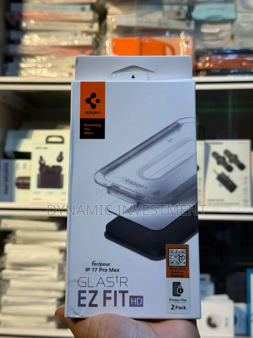 iPhone 17 Pro Max Spigen Privacy Screen Protector 2 Pack Auto-Align