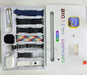 Smart Watch I20 Ultra Max Suit 10in1 Wireless Earphones 7 Straps 2.3
