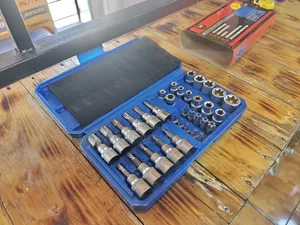 34 Piece Torx Etorx Bit Set Male and Etorx Female Kit