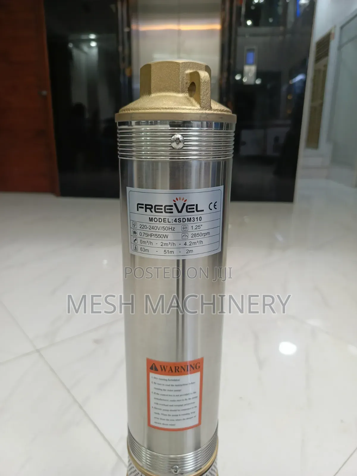 0.75HP Freevel Submersible Water Pump