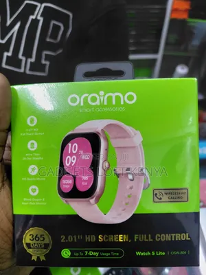 Pink Oraimo Watch 5 Lite Smart Watch