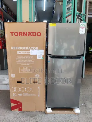 Tornado Fridge No Frost 304L – Double Door Refrigerator