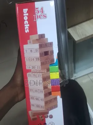 Colored 54 Pieces Jenga Blocks