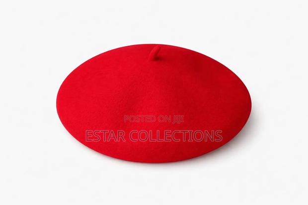 Red and Maroon Beret - main view