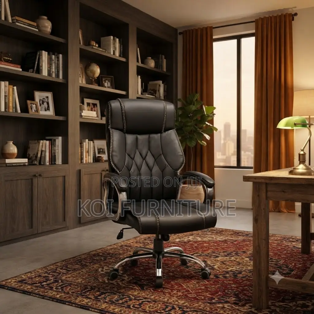 Office Chairs; Strong Leathered Executive Office Seats