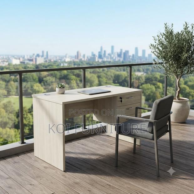 Office Desk; Sturdy 1200mm Home Office Writing Desk - thumbnail 3