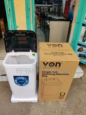 Von 9KG Single Tub Washing Machine – Powerful, Compact Easy to Use