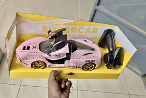 Kids Ultra-Sleek, Pink Prototype Remote Supercar