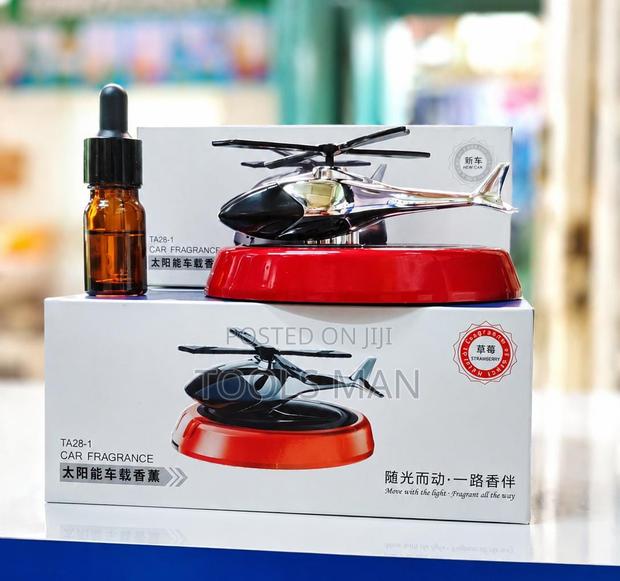 Car Freshener Solar Helicopter Air Diffuser Dashboard Aromatherapy TA - main view