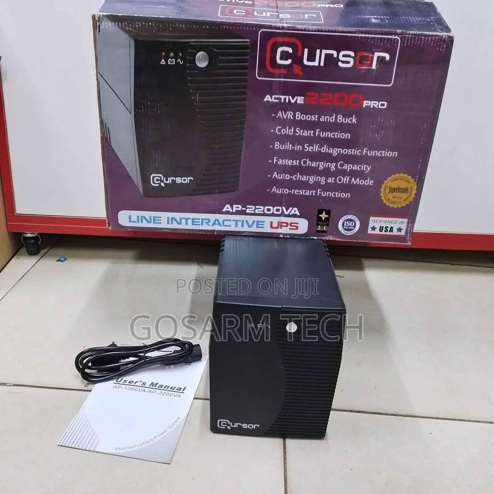 Cursor Active 2200VA Pro Line Interactive UPS (AP-2200VA)