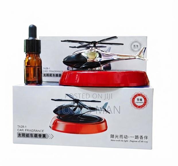 Car Freshener Solar Helicopter Air Diffuser Dashboard Aromatherapy TA - thumbnail 2