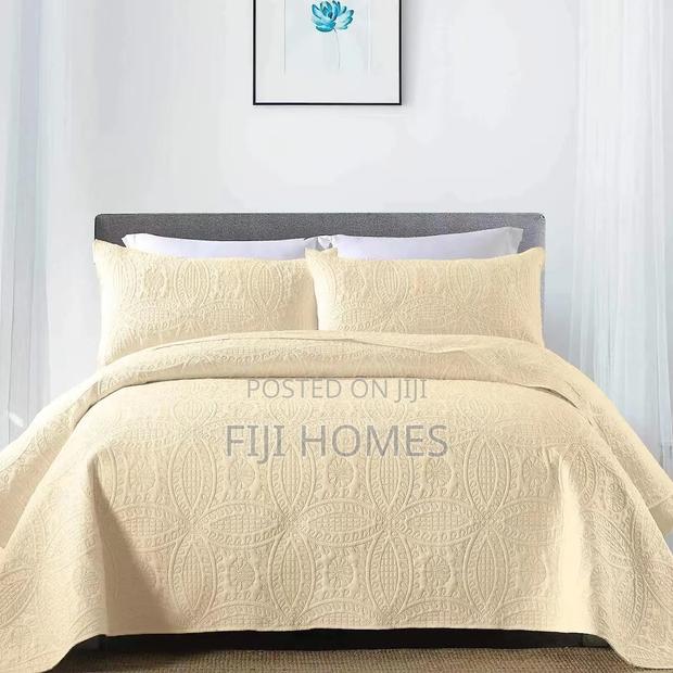 Quality Bed Cover Set | 220x240cm (6x7ft) | 3pc - thumbnail 4