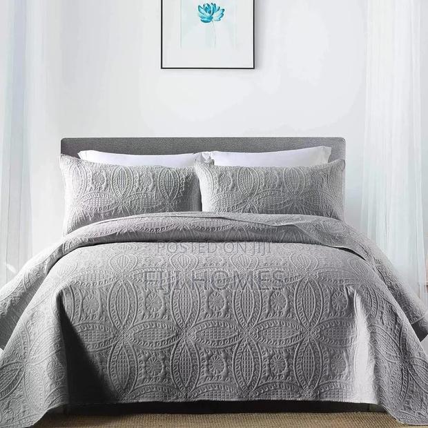 Quality Bed Cover Set | 220x240cm (6x7ft) | 3pc - thumbnail 5