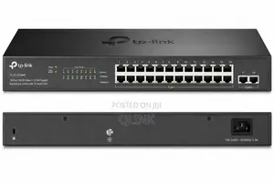 TP-Link 16-Port 1 Rackmount Switch With 16-Port PoE+ - TL-SL1218MP