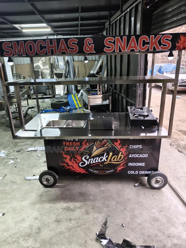 Stainless Steel Food Cart Trolley