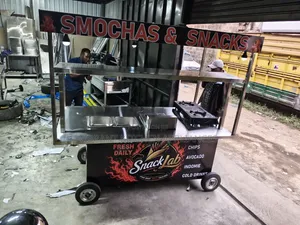 Stainless Steel Food Cart Trolley