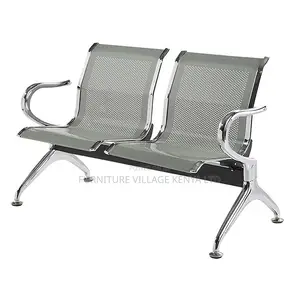 Bench; Sturdy 2 Seater Non Padded Visitor's Reception Bench