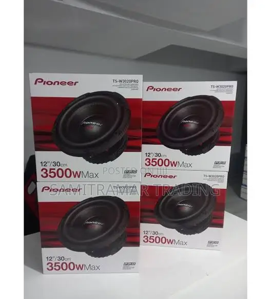Ts-W3020pro Pioneer 30cm/12′′ 4ohm DVC High-Efficiency Subwoofer 3500w