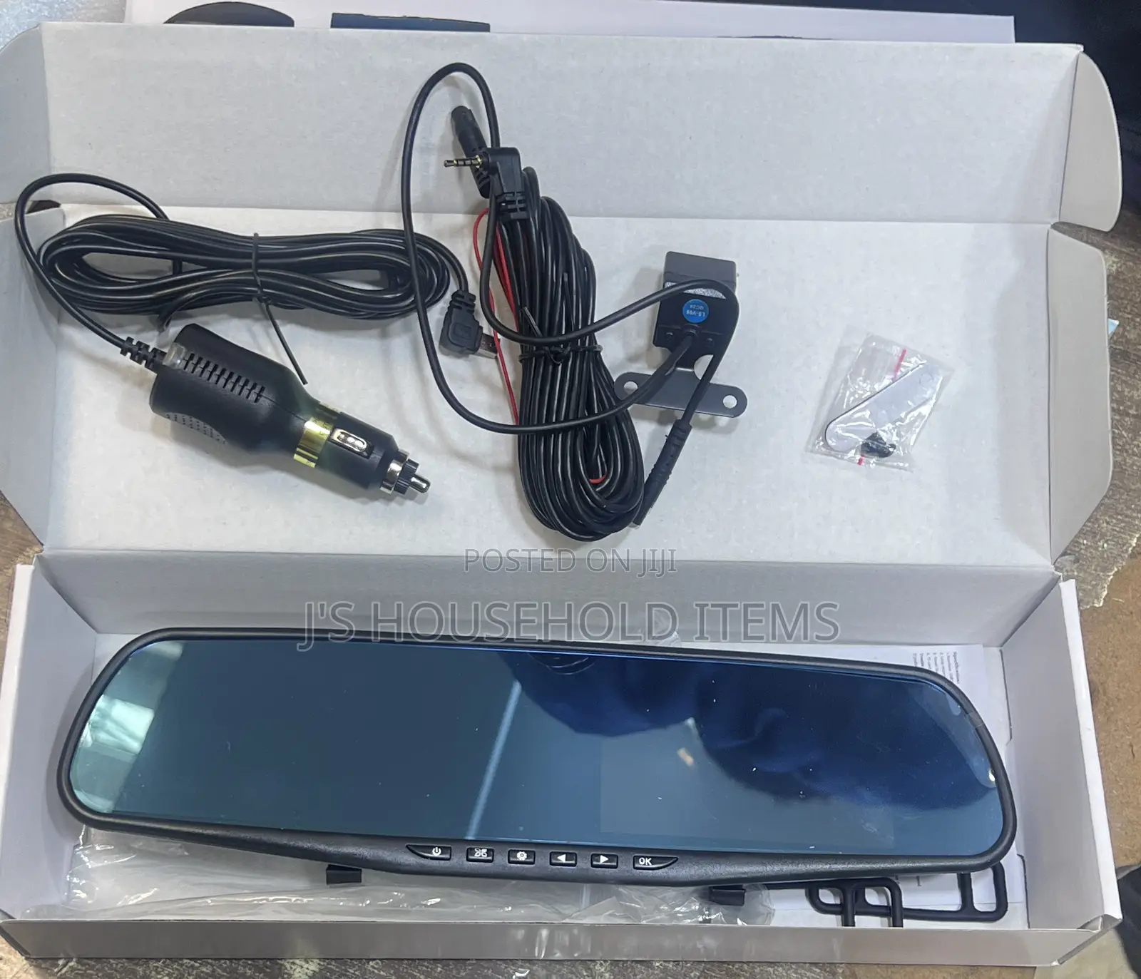 Vehicle Blackbox DVR Rear View Mirror Dual Recorder 1080 HD