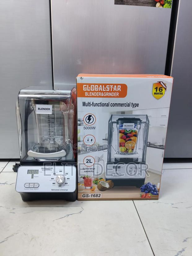 Globalstar GS-1682 Commercial Blender Grinder – 5000W, 2L