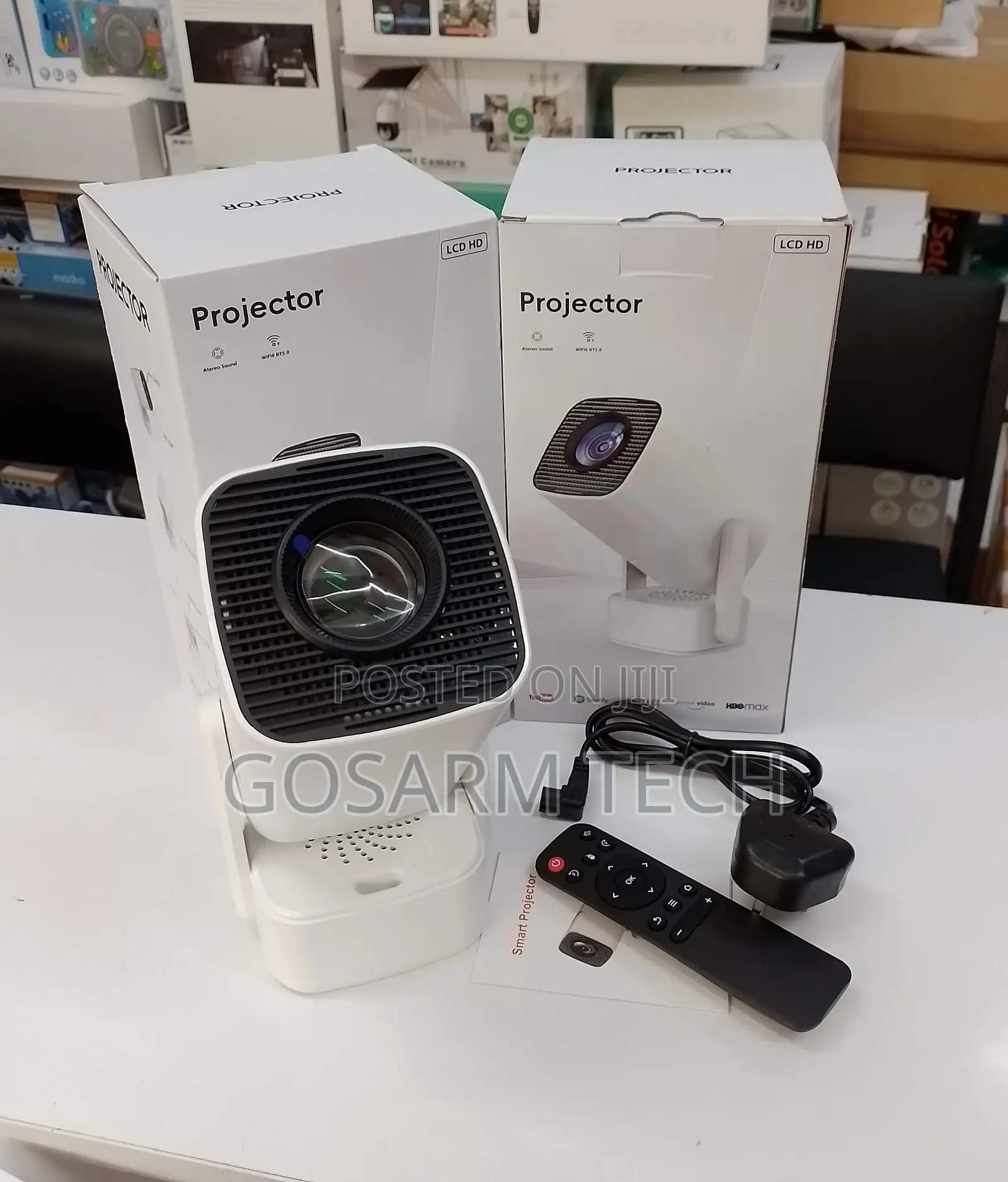 F800 Android Smart Wi-Fi Mini Portable Projector HD Home Projection