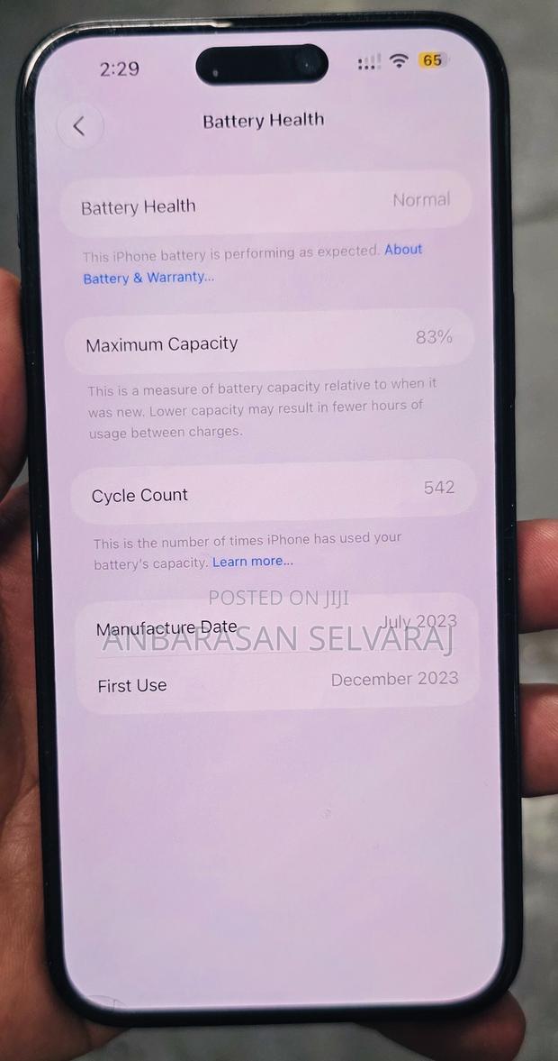 Apple iPhone 15 Plus 128 GB Black - thumbnail 2