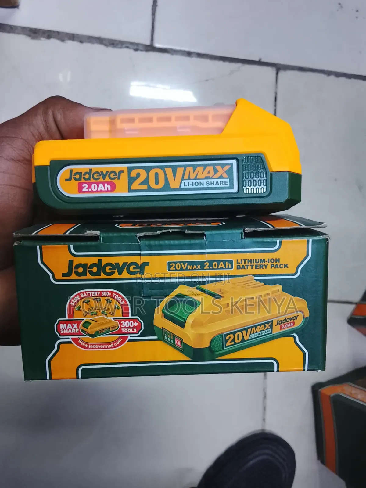 Jadever 20V Max 2.0Ah Lithium-Ion Battery Pack