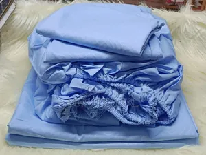 4 Piece Plain Patterned Bedsheets Sets*