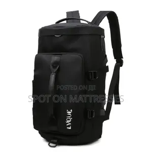 Multifunction Unisex Travel Bag. Colour Blue/Black/Peach/Green/Purple