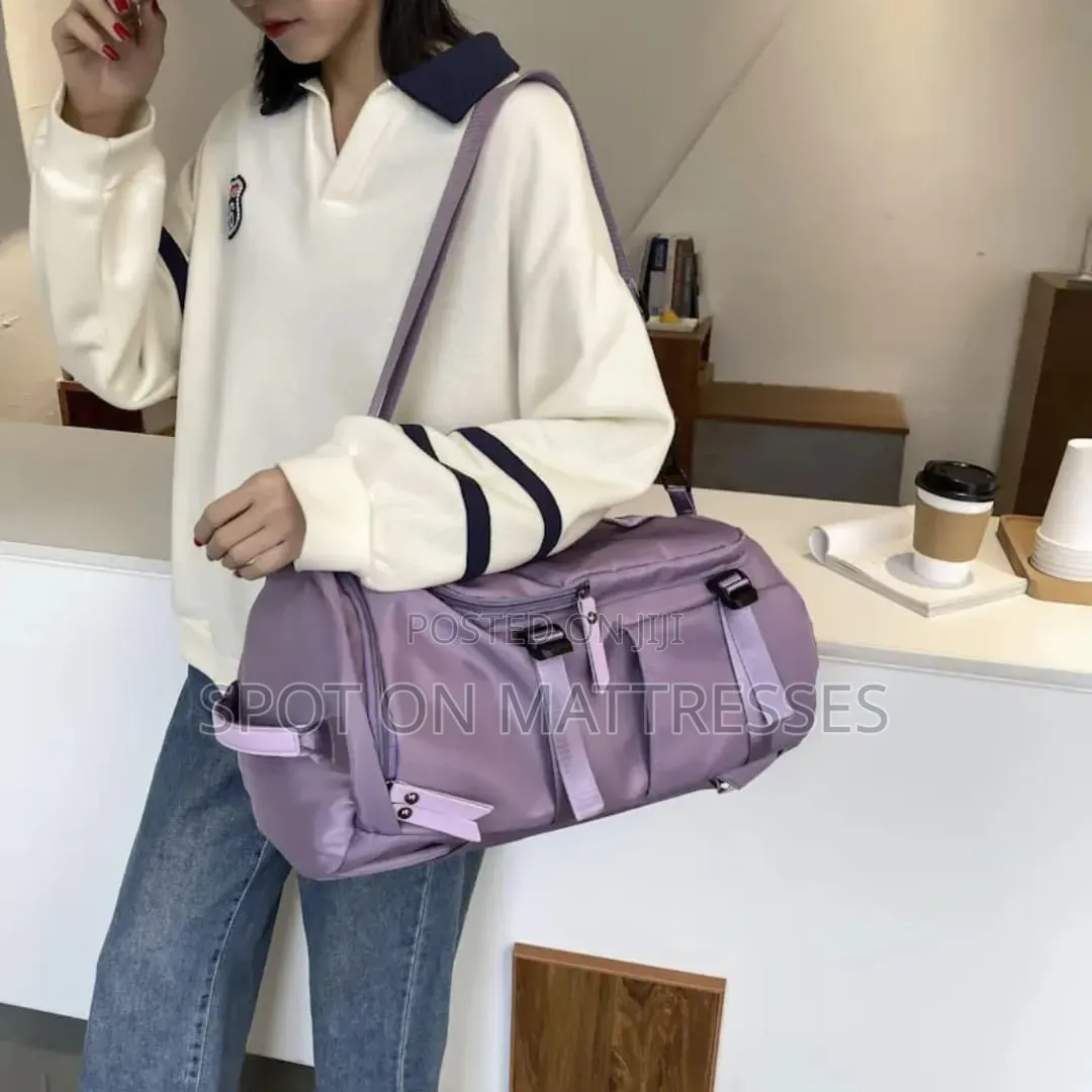 Multifunction Unisex Travel Bag. Colour Blue/Black/Peach/Green/Purple