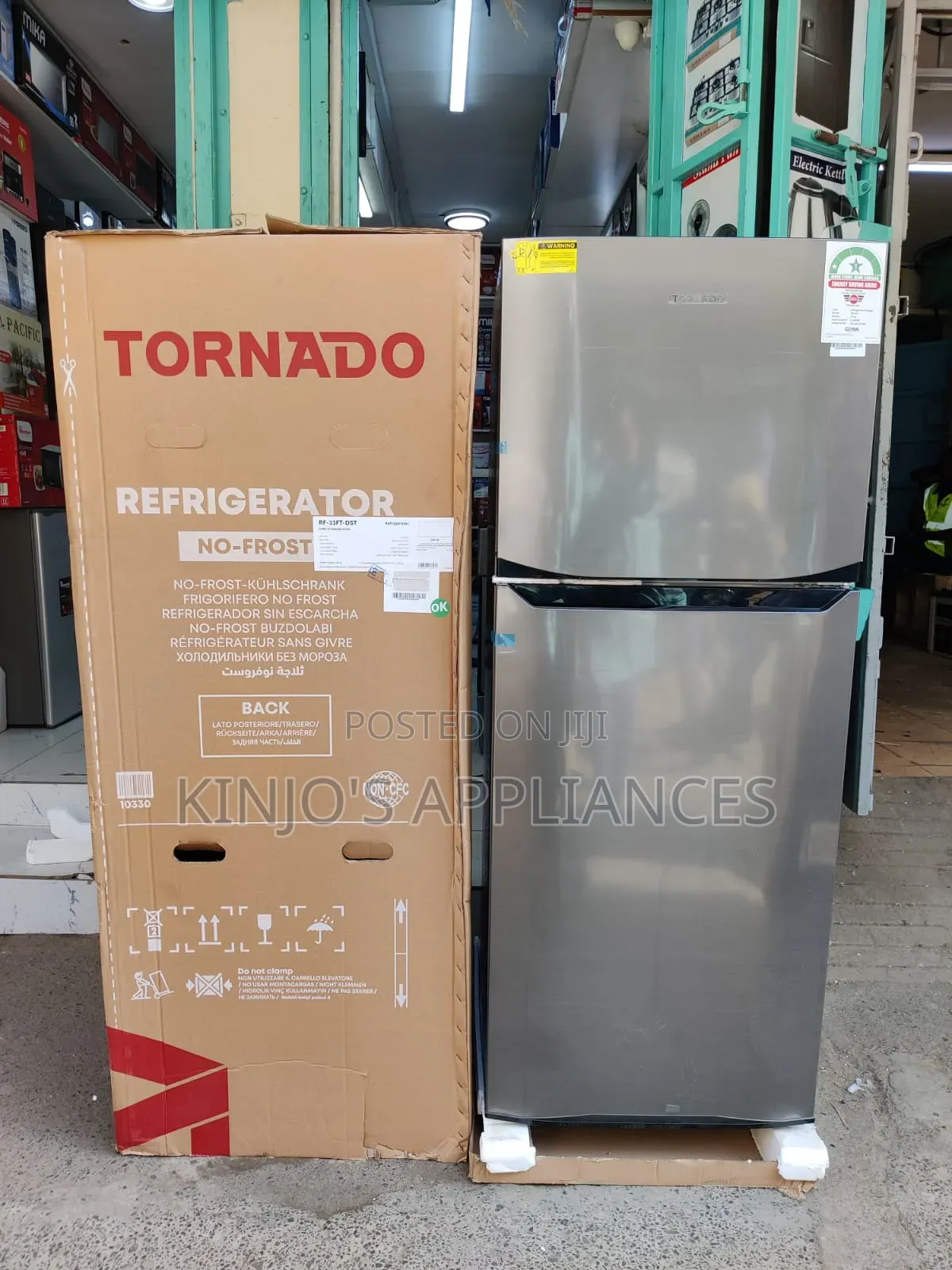 Tornado 304lts No Frost Fridge