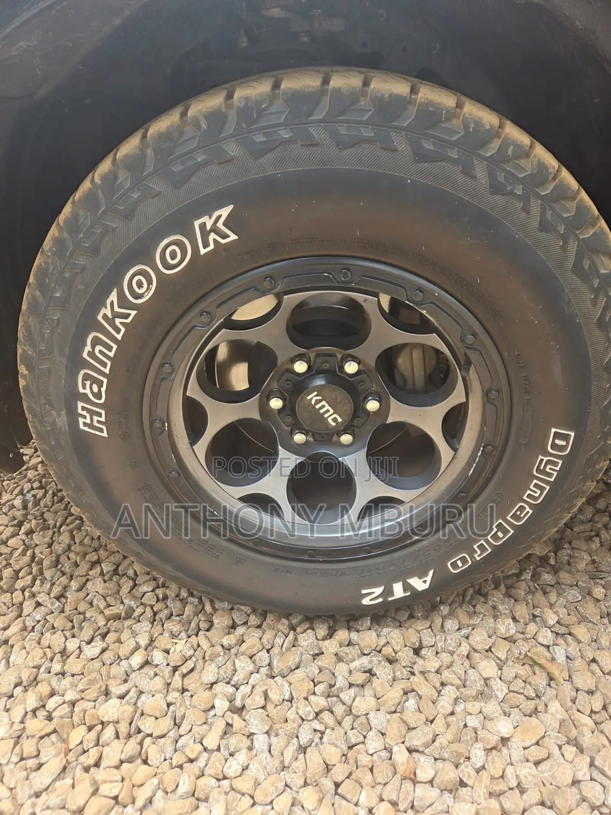 KMC 17-Inch Rims With Hankook Dynapro AT2 Tyres – Set of 4