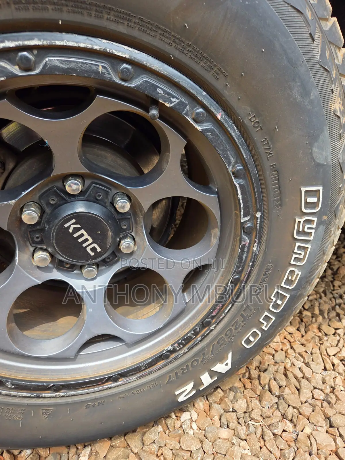 KMC 17-Inch Rims With Hankook Dynapro AT2 Tyres – Set of 4