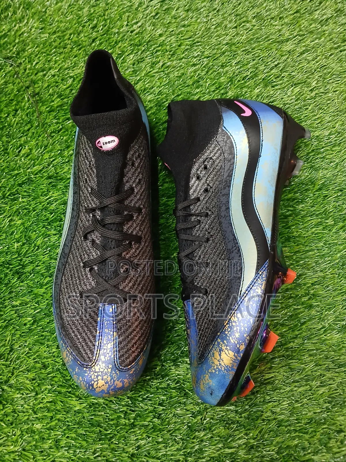 Airmax 95 Black X Air Zoom Superfly Collision Soccer Cleats