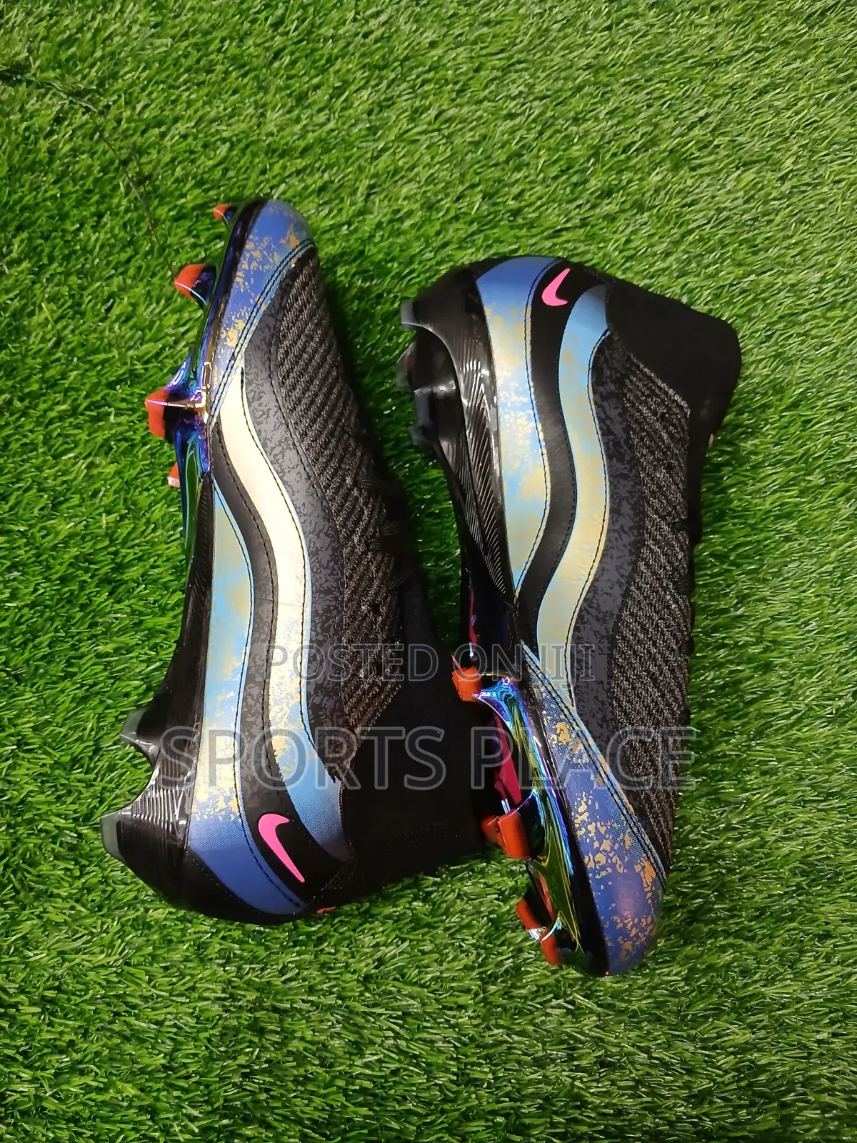 Airmax 95 Black X Air Zoom Superfly Collision Soccer Cleats