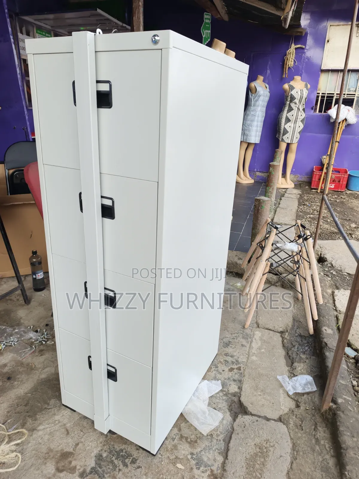 Lockable 4 Drawer Office Cabinet