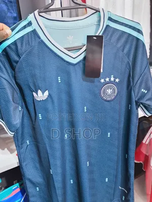 Germany Adidas Originals Retro Jersey (Dark Blue).