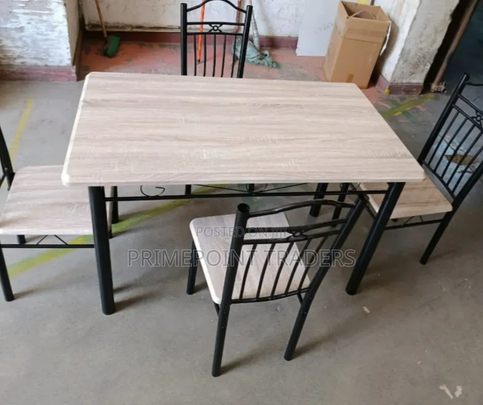 Executive 4-Seater Dining Table – Modern Elegance for Every Home