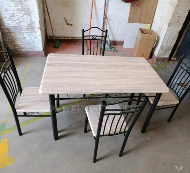 Premium Executive 4-Seater Dining Table Set – Built for Comfort - main view