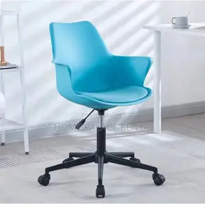 Dining Chair; Modern Nordic Plastic Dining Chair With Leather Cushion