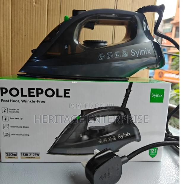 Synix Steam Iron Box Non-Stick Soleplate - main view