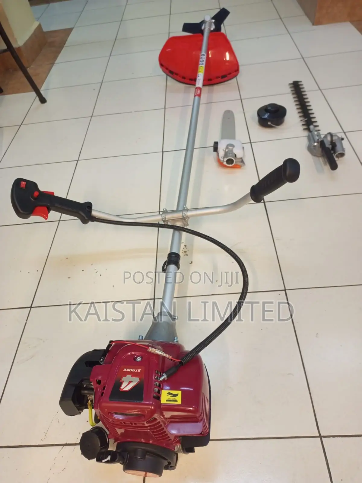 4-in-1 4-Stroke Petrol Lawn Tree Care Trimmer, Cutter Pole Saw