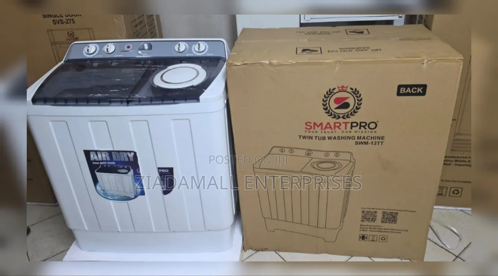SmartPro 10kg Twin Tub Washing Machine Wash Spin
