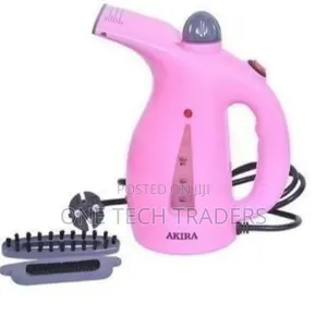 Akira Facial/Cake / Garment Steamer Pink and White