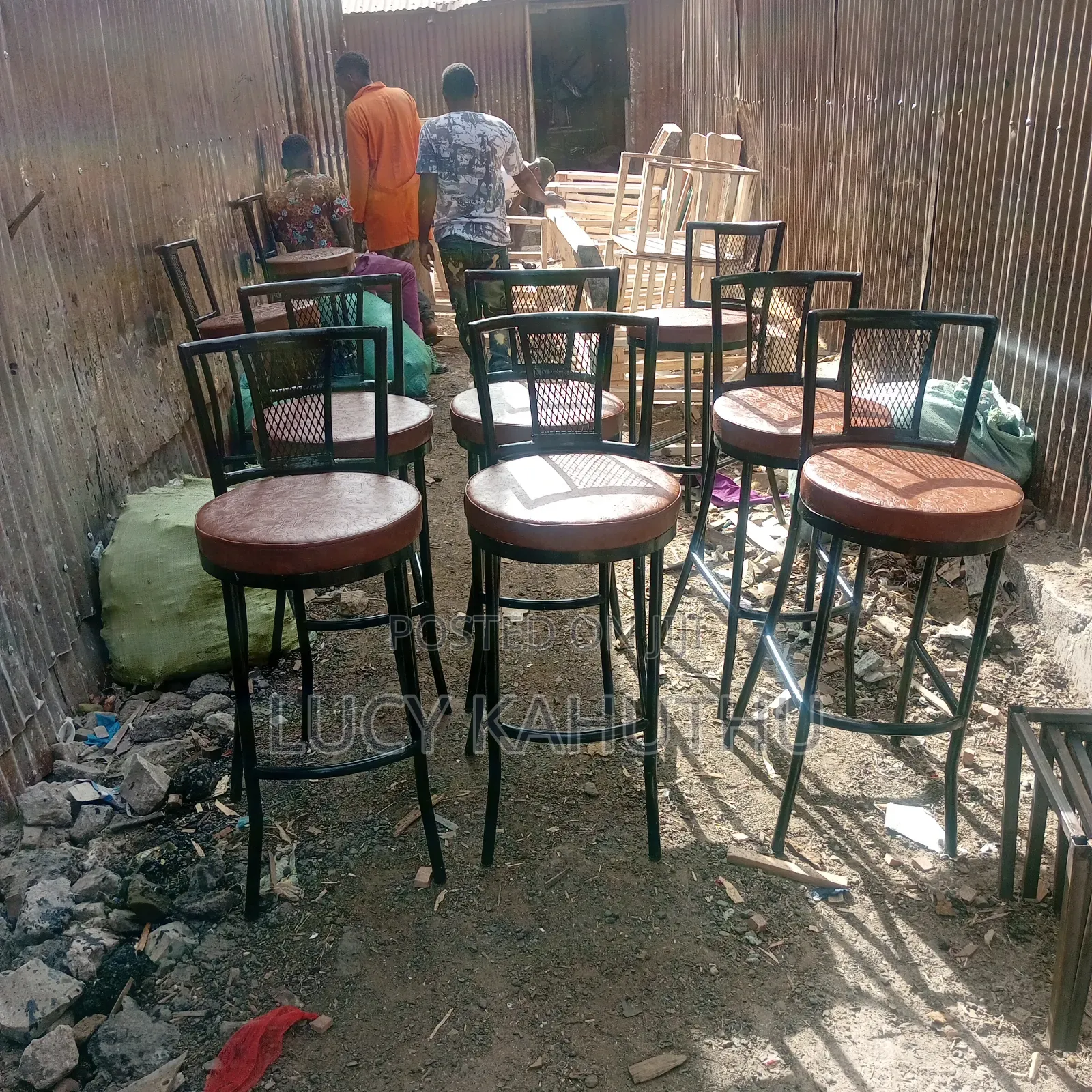Small Mess Pattern High Chairs